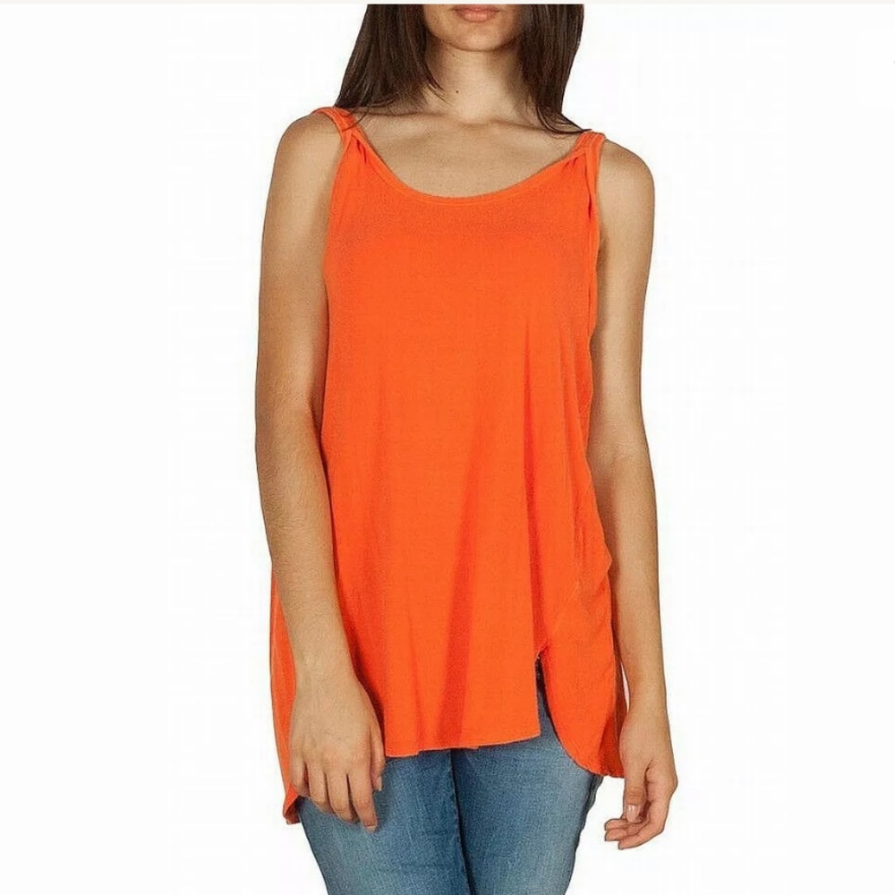 Free People NWT Vermillion Flame Atlantic Tank Top